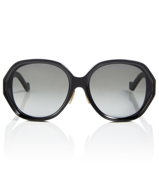 Loewe Anagram round sunglasses in black