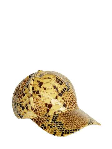 stand studio connie faux leather baseball hat