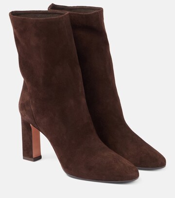 Aquazzura Manzoni suede ankle boots in brown