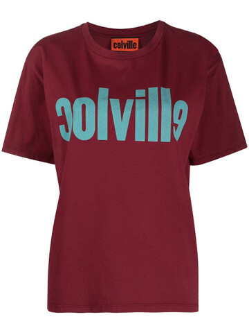 colville logo-print cotton T-shirt in red