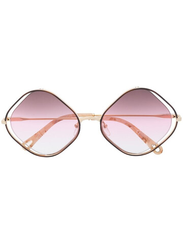 Chloé Eyewear square frame sunglasses in brown