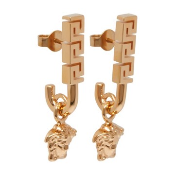 versace earrings in gold