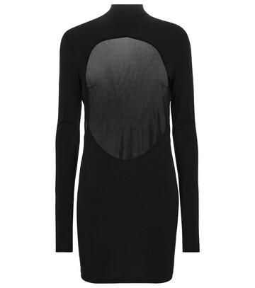 Zeynep ArÃ§ay High-neck minidress in black
