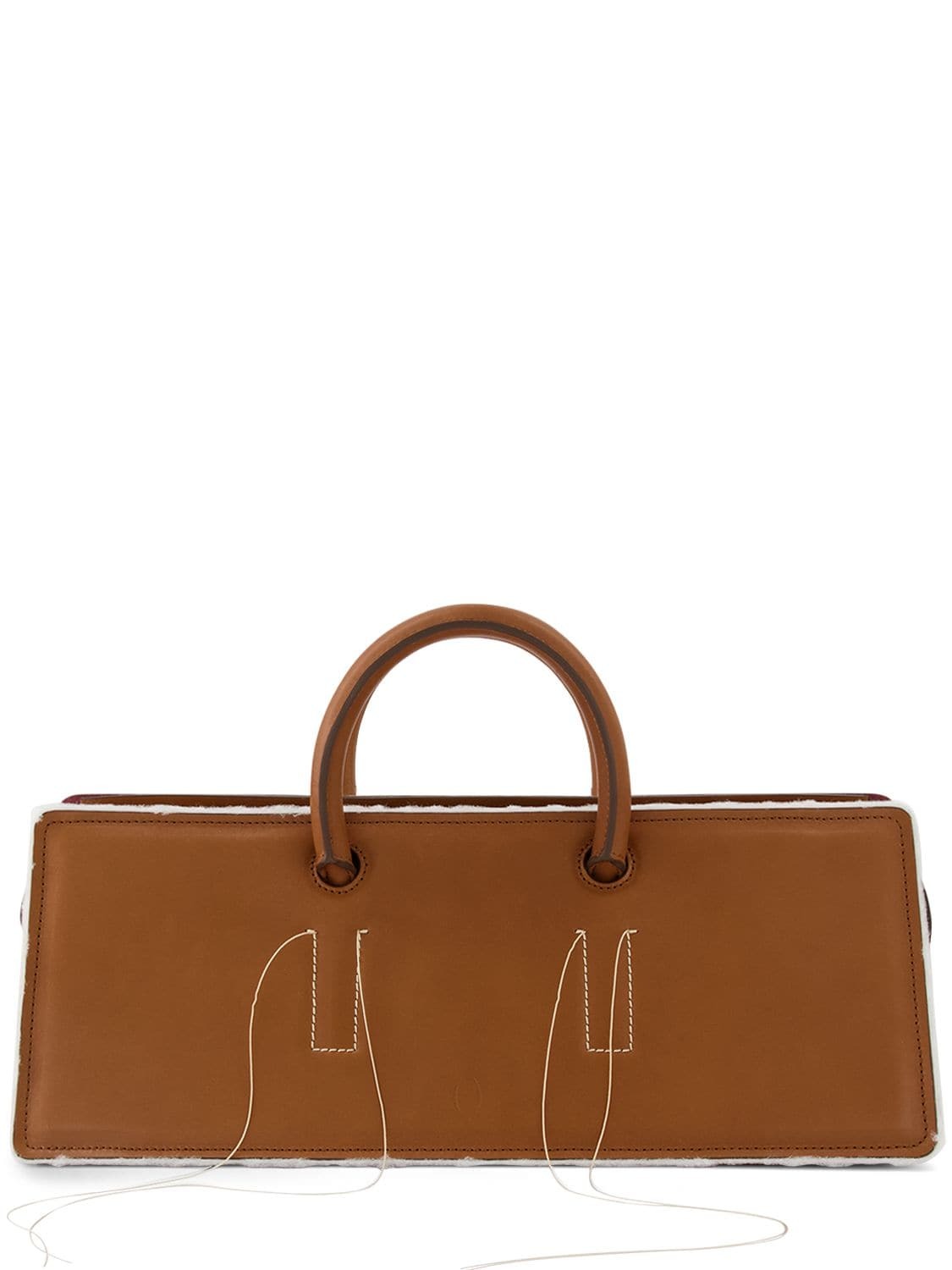 DENTRO Otto Top Handle Bag in brown