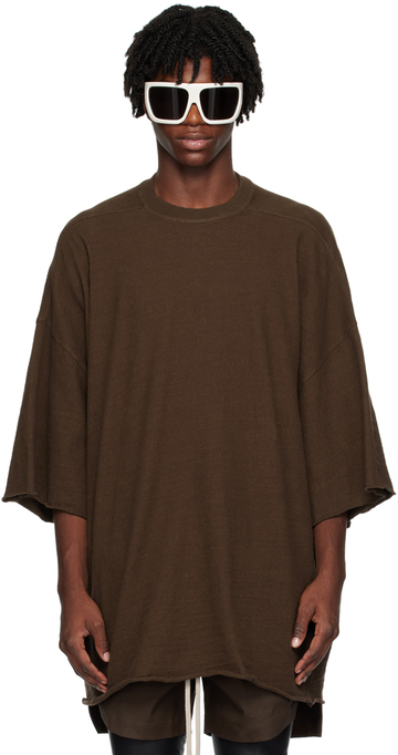 rick owens brown tommy t-shirt