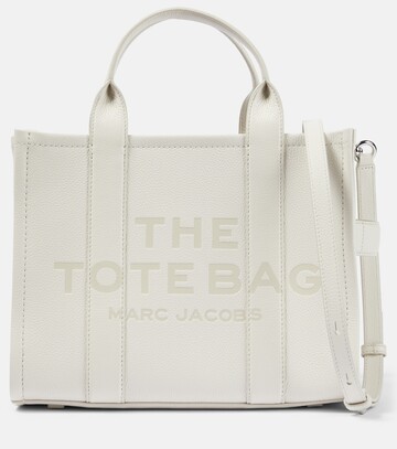 marc jacobs the medium leather tote bag in white