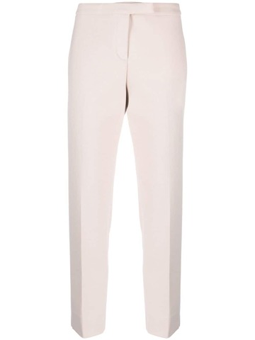 peserico pressed-crease cropped trousers - neutrals