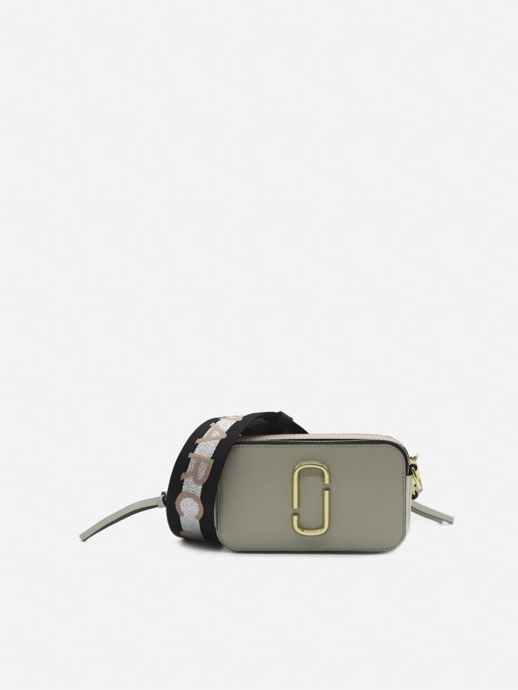 Marc Jacobs The Logo Strap Snapshot Leather Bag in multi