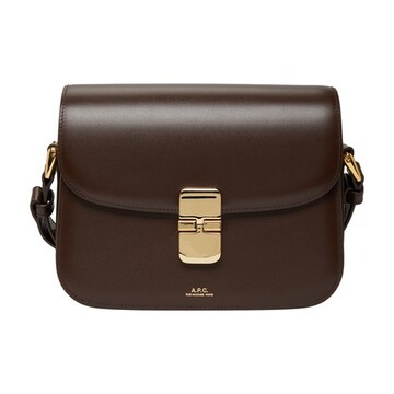A.p.c. Small Grace Bag in brown