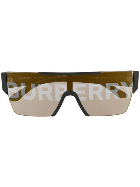 Burberry Eyewear logo lense sunglasses in black