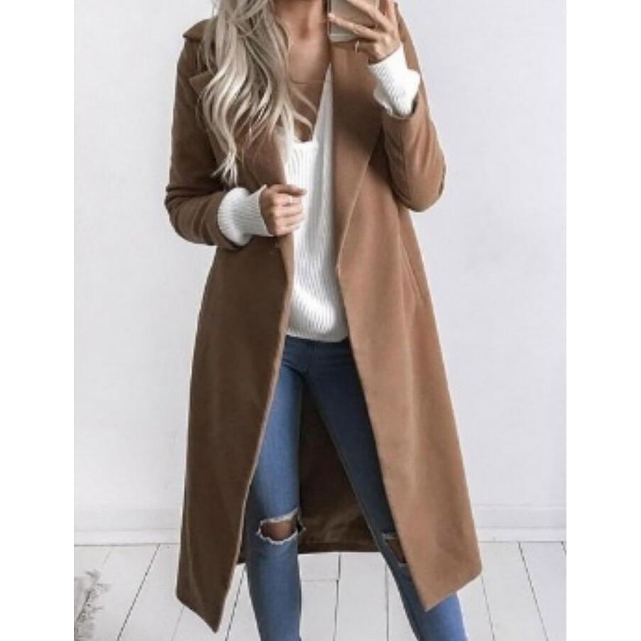 Fashion Women Long-Sleeved Cardigan Jacket Coat