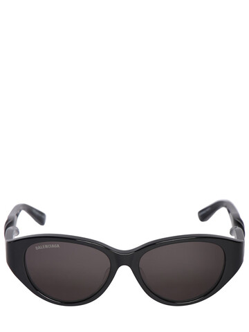 BALENCIAGA Twist Cat-eye Acetate Sunglasses in black