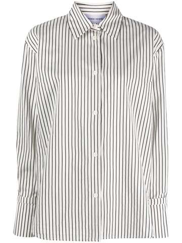 christian wijnants taikat stripe-print shirt - white