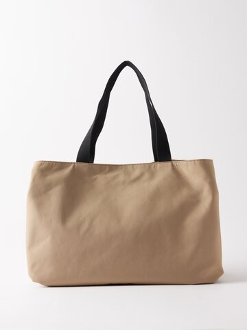 the row - clovis nylon tote bag - mens - beige
