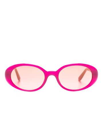 dolce & gabbana eyewear round-frame tinted sunglasses - pink