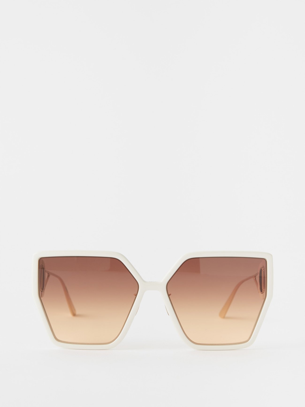 Dior - 30montaigne Oversized Butterfly Acetate Sunglasses - Womens - Ivory