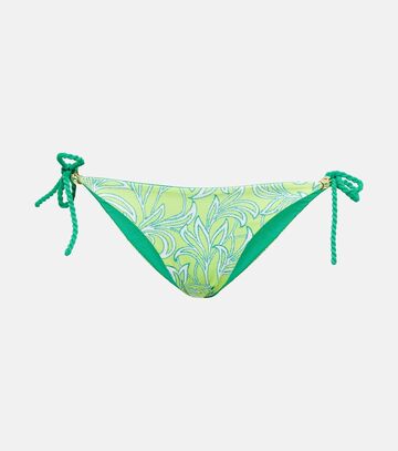 Heidi Klein Ithaafushi Gardens reversible bikini bottoms in green