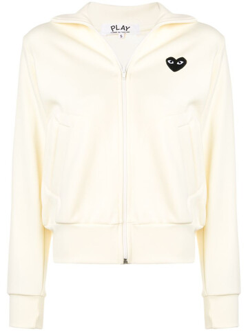 Comme Des Garçons Play track jacket in yellow