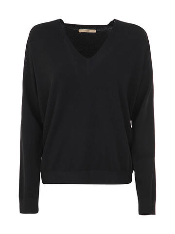 Nuur V-neck Sweater in navy