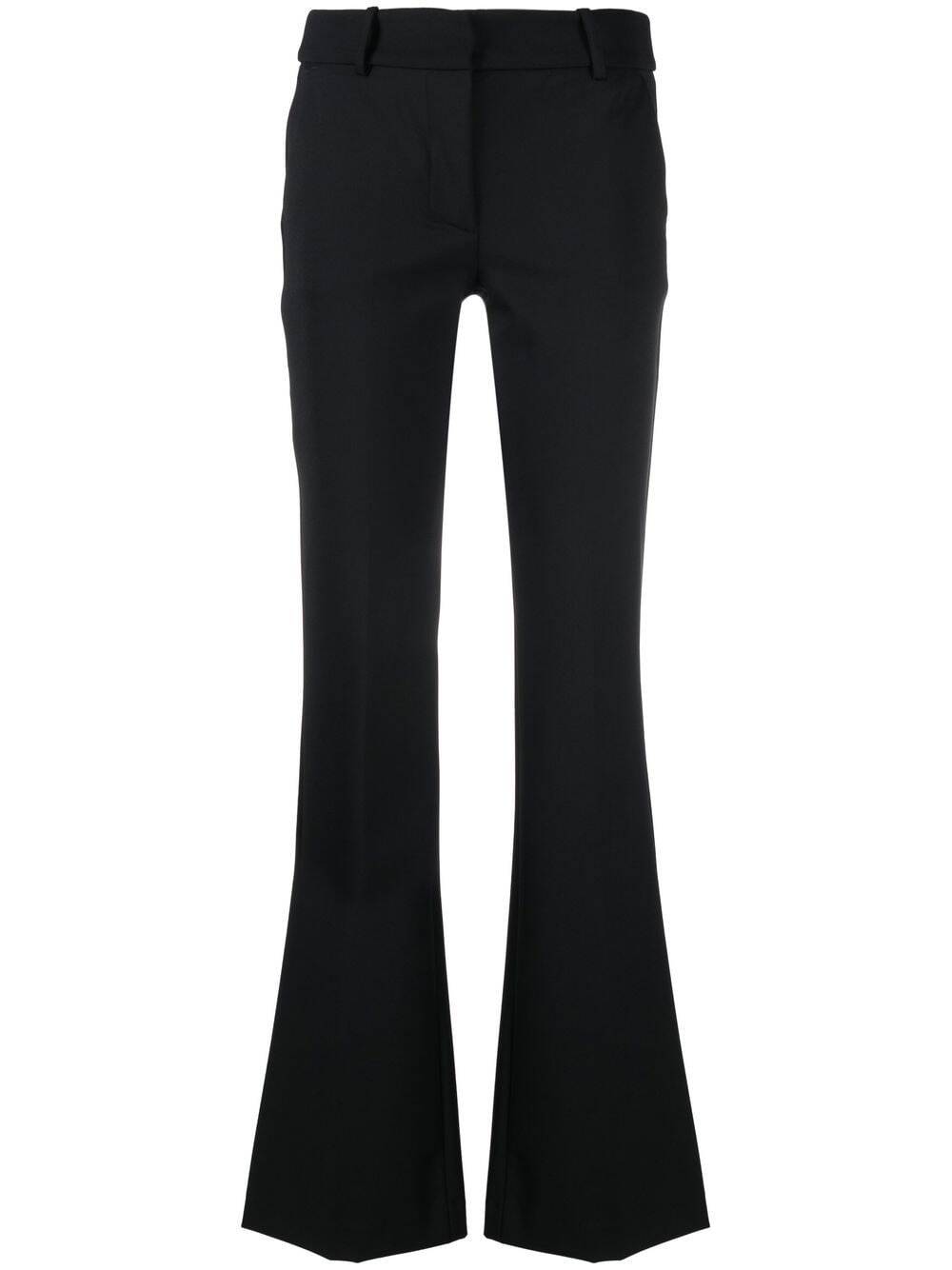 ERMANNO FIRENZE flared tailored trousers - Black