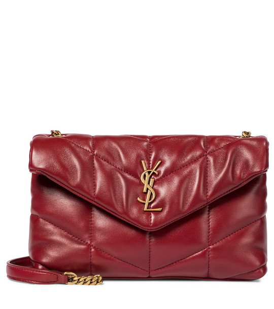 Saint Laurent Loulou Toy leather shoulder bag in red