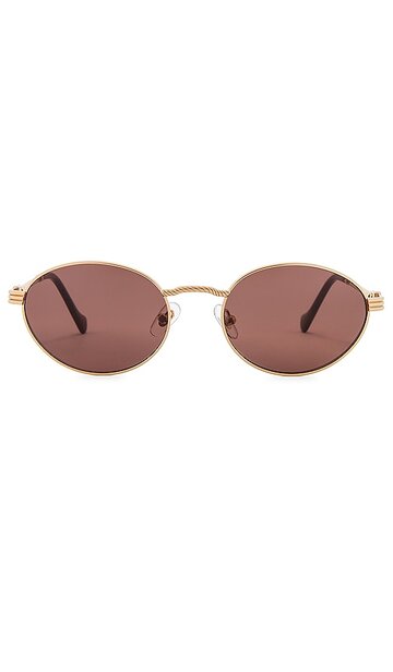 devon windsor memphis sunglasses in brown