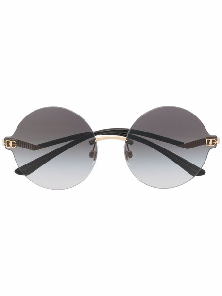 Dolce & Gabbana Eyewear round frame sunglasses - Black