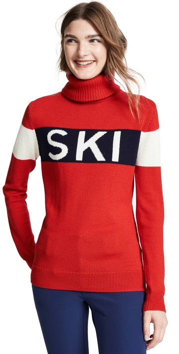 perfect moment ski sweater ii red xs