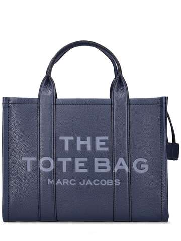 MARC JACOBS (THE) Small Leather Tote Bag in blue