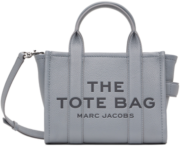 marc jacobs gray mini 'the tote bag' tote in grey