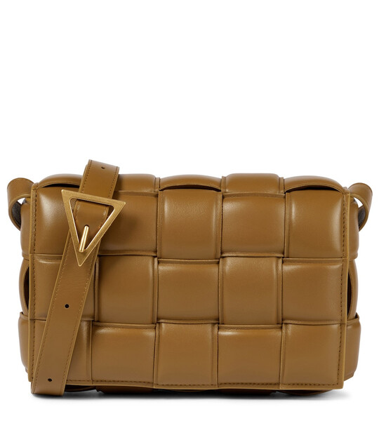 Bottega Veneta Padded Cassette leather shoulder bag in brown