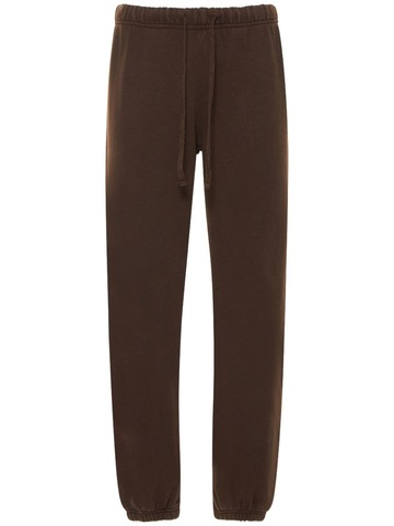 SPLITS59 Flore French Terry Cotton 7/8 Sweatpants in brown