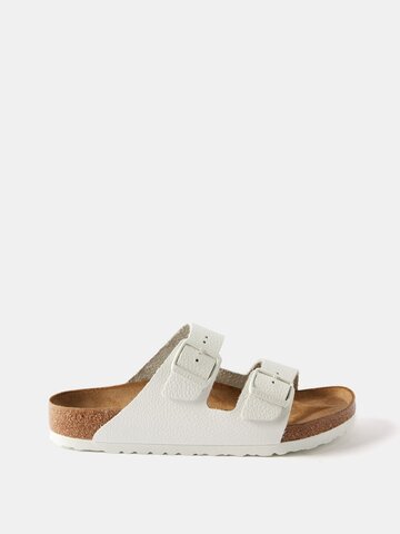 birkenstock - arizona leather sandals - womens - white