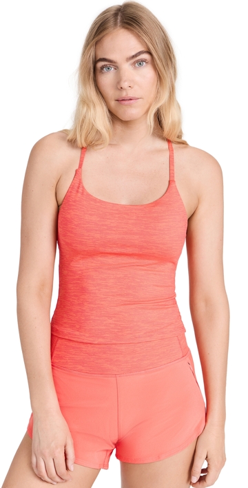 outdoor voices move free tank hot coral m