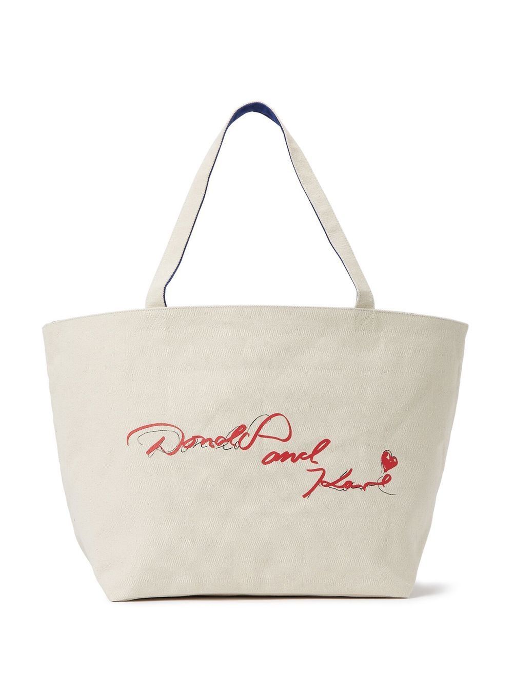 Karl Lagerfeld x Disney logo reversible tote bag - White