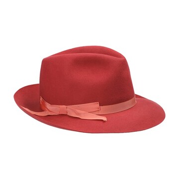 Borsalino 50 Grams Medium Brim Hat in brick