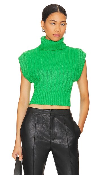 line & dot kelly sweater in green