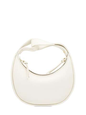 NEOUS Lacerta Leather Top Handle Bag in cream