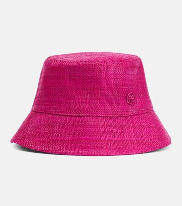 ruslan baginskiy straw bucket hat in pink