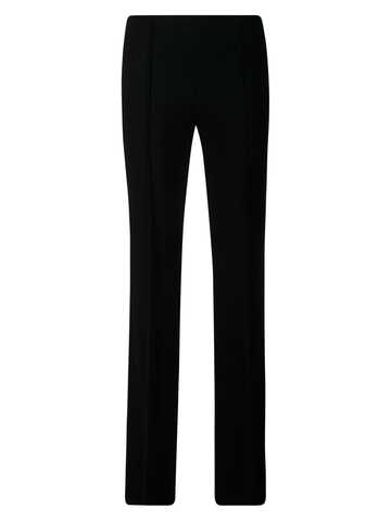 Anna Molinari High-waist Plain Flared Trousers in black