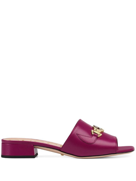 Gucci Zumi slide sandals in pink