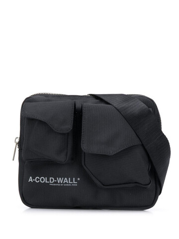 A-COLD-WALL* flap pocket belt bag in black