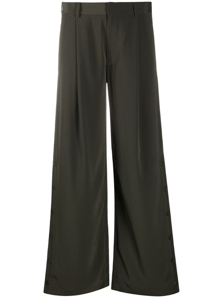 Co flared style trousers in green