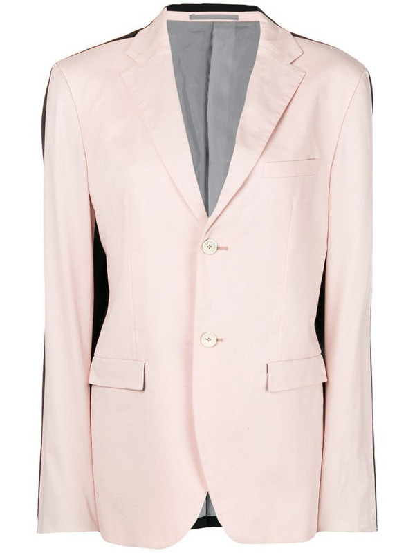 Jil Sander Pre-Owned contrasting straight blazer in pink
