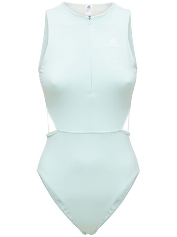 ADIDAS PERFORMANCE Cut Out Bodysuit in blue