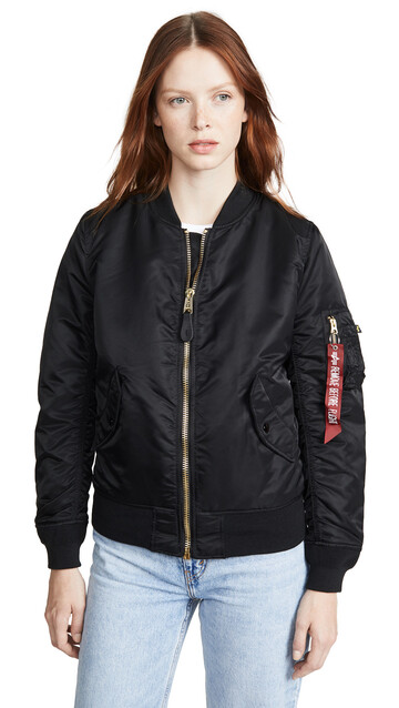 Alpha Industries MA-1 Bomber Jacket in black