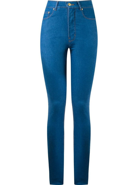 Amapô high waist skinny jeans in blue