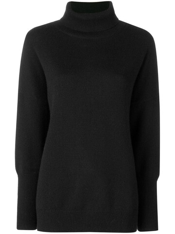 chinti and parker loose cashmere sweater in black
