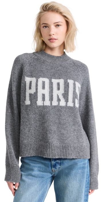 anine bing kendrick university paris sweater multi xs