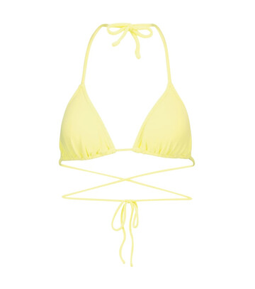 Reina Olga Miami bikini top in yellow